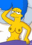  breasts marge_simpson nipples the_simpsons topless 