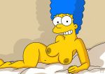  ass breasts marge_simpson nipples nude the_simpsons thighs 