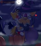  &lt;3 1girl anthro ass big_ass big_breasts blush breasts digitaldomain123 domination duo female_domination furry halloween holidays huge_ass male male/female miles_&quot;tails&quot;_prower paizuri rouge_the_bat sega sex 