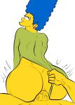  anal big_ass big_penis blue_hair hot marge_simpson milf sexy simpsmods the_simpsons yellow_skin 