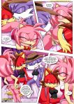  amy&#039;s_secret amy_rose archie_comics bbmbbf comic fiona_fox mobius_unleashed multiple_girls nic_the_weasel nicolette_the_weasel palcomix sega sonic_(series) sonic_the_hedgehog_(series) threesome 