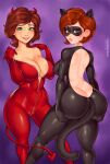  ange1witch ass aunt_cass big_breasts cameltoe cass_hamada halloween_costume helen_parr the_incredibles thighs 