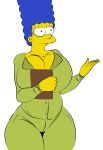  big_breasts blue_hair hot marge_simpson milf sexy simpsmods the_simpsons yellow_skin 