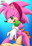  1girl amy_rose amy_rose_(classic) ass bbmbbf mobius_unleashed palcomix rosy_the_rascal sega sonic_(series) sonic_the_hedgehog_(series) vaginal_penetration 