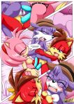  amy&#039;s_secret amy_rose archie_comics bbmbbf comic fiona_fox mobius_unleashed multiple_girls nic_the_weasel nicolette_the_weasel palcomix sega sex_toy sonic_(series) sonic_the_hedgehog_(series) threesome 