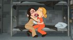  family_guy female french_kiss gif glasses kissing lois_griffin orange_is_the_new_black parody prison tongue tongue_out yuri 