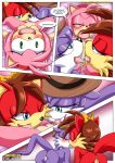  amy&#039;s_secret amy_rose archie_comics bbmbbf comic fiona_fox mobius_unleashed multiple_girls nic_the_weasel nicolette_the_weasel palcomix sega sonic_(series) sonic_the_hedgehog_(series) threesome 