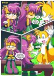  1girl 1male a_prowerful_concert archie_comics bbmbbf comic miles_&quot;tails&quot;_prower mina_mongoose mobius_unleashed palcomix sega sonic_(series) sonic_the_hedgehog_(series) 
