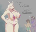 1boy 2_girls 2d 2d_(artwork) 2girls almost_naked almost_nude anthro anthro_focus barely_clothed boner deltarune digital_media_(artwork) english_text erection female female_anthro female_focus furry gradient_background human kris_(deltarune) kris_(light_world_form) latchk3y male male_human male_kris_(deltarune) nosebleed revealing_clothes revealing_clothing revealing_swimsuit solo_focus susie_(deltarune) susie_(light_world_form) swimsuit text topless_male toriel undertale_(series) video_game_character video_games