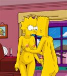 bart_simpson breasts brother_and_sister child erect_nipples erection evilweazel_(artist) grabbing_penis handjob incest lisa_simpson loli lolicon nude shaved_pussy shota shotacon the_simpsons thighs yellow_skin