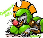  armor green_eyes helmet hentai-foundry licking_penis long_tongue necron paizufella paizuri paizuri robot robot_girl robot_humanoid robot_joints skeenlangly skeenlangly_(artist) text warhammer_(franchise) warhammer_40k 