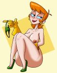  big_ass big_breasts dexter&#039;s_laboratory dexter&#039;s_mom gloves nipples nude panties shoes smile thighs 