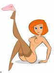  ann_possible breasts disney hand_on_breast kim_possible nipples panties pussy roger_bacon stockings 