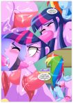 2017 bbmbbf comic equestria_girls equestria_untamed my_little_pony older older_female palcomix rainbow_dash rainbow_dash_(mlp) sexquestria_girls twilight_sparkle twilight_sparkle_(mlp) young_adult young_adult_female young_adult_woman