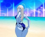 1girl angel_(dragon_ball) ass big_ass big_breasts breasts dat_ass dicasty dicasty1 dragon_ball dragon_ball_super dragon_ball_z female female_only looking_at_viewer looking_back one-piece_swimsuit solo solo_female swimsuit