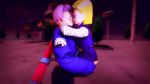 3d android_18 animated dragon_ball dragon_ball_z loop no_sound trunks_briefs video webm