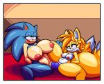 1girl 2_girls 2girls anthro big_breasts breast_size_difference breasts canine crossgender dildo dongitos double_dildo dreamcastzx1 female/female female_only fox furry genderswap hedgehog huge_breasts mammal miles_&quot;tails&quot;_prower millie_tailsko nipples nude penetration sega sex_toy shared_object_insertion sonic_*(series) sonic_the_hedgehog sonic_the_hedgehog_(series) sonica_the_hedgehog spread_legs spreading thick_thighs vaginal vaginal_insertion yuri