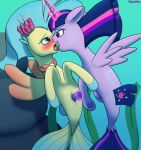  1girl 2018 alternate_species blue_hair blush crown cutie_mark dildo duo eye_contact eyebrows eyelashes fin fish_tail floppy_ears french_kissing friendship_is_magic furry furry_only galacticham hair hasbro high_res hooves horn kissing levitation magic marine multicolored_hair my_little_pony my_little_pony:_the_movie_(2017) my_little_pony_the_movie nude open_mouth open_smile penetration plant princess_skystar_(mlp) purple_eyes pussy rock saliva scales sea_pony seaweed sex sex_toy smile sparkles teal_eyes tongue tongue_out toying_partner twilight_sparkle underhoof underwater underwater_sex vaginal_penetration water yuri 