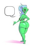  1girl 2016 alien ass big_ass big_breasts bikini breasts clothing hand_on_butt humanoid joelasko looking_at_viewer lord_dominator not_furry swimsuit thick_thighs wander_over_yonder wide_hips 