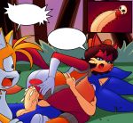  1girl anthro ass big_ass big_breasts big_penis breasts canine comic cum cum_in_pussy cum_inside dreamcastzx1 fiona_fox fox furry hedgehog huge_ass huge_breasts huge_penis male mammal miles_&quot;tails&quot;_prower penis sega sonic_the_hedgehog 