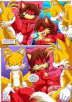  archie_comics bbmbbf comic m.e.s.s._4 melanie_prower miles_&quot;tails&quot;_prower mobius_unleashed palcomix sega sonic_(series) sonic_the_hedgehog_(series) tagme 