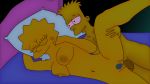  animated bart_simpson big_breasts brother_and_sister gif incest large_areolae lisa_simpson lisalover pussy_hair spooning the_simpsons 