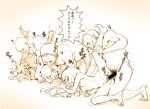  3_girls 3boys age_difference ahegao bald bar_censor breasts censored cum cum_in_orifice cum_in_pussy dark_skin doggy_position e_keroron fat_man fucked_silly grin group_sex hairy_legs hetero indoors interracial kneel lana leg_grab lillie lillie_(pokemon) long_hair lying male_pubic_hair mallow mallow_(pokemon) mao_(pokemon) medium_breasts missionary mosaic_censoring multiple_girls navel nipples old_man plump pokemon pokemon_(game) pokemon_sm pubic_hair rolling_eyes saliva sex short_hair suiren_(pokemon) top-down_bottom-up vaginal vaginal_penetration 