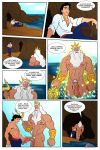  2_boys 2_humans 2_males 2boys 2humans 2male_humans 2males ass butt disney duo erect_penis erection erection_under_clothes gay holding_penis human king_triton male male/male male_only mature mature_male muscle muscles nude old_man older_male penis phausto prince_eric sea spanish_text testicle testicles the_little_mermaid yaoi 