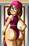  ass breast erect_nipples family_guy glasses hat meg_griffin swimsuit thighs 