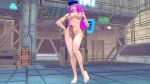  3d big_breasts breasts dickgirl erection feet final_fight futanari game mod nipples nude penis poison street_fighter 