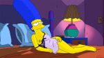  marge_simpson nightgown nipples one_breast_out smile the_simpsons thighs 