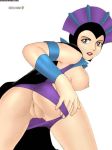 aerisdies armpit ass breasts evil-lyn greenhand grey_eyes he-man_and_the_masters_of_the_universe lipstick nipples panties_aside pussy single_breast single_nipple watermark