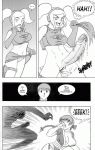  bottomless breasts comic convention cosplay dead_or_alive erection futanari hairless_pussy huge_breasts isabella_valentine kasumi monochrome parappa_the_rapper penis precum pussy soul_calibur space_channel_5 ulala um_jammer_lammy uncensored 