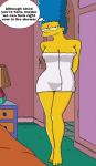  looking_at_viewer marge_simpson milf the_simpsons toilet voluptuous 
