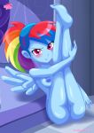 2018 bbmbbf breasts equestria_girls equestria_untamed friendship_is_magic legs_up my_little_pony nude palcomix rainbow_dash rainbow_dash_(mlp) tagme wings
