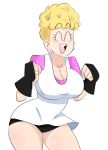  big_breasts cleavage cosplay dragon_ball dragon_ball_z milf panchy_briefs smile videl 