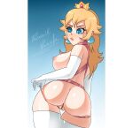  ass blonde blue_eyes blush breasts breasts_out_of_clothes clothing clothing_aside crown earrings erect_nipples headwear high_resolution jewelry lingerie long_hair mario_(series) nintendo nipples panties panties_aside princess_peach pussy super_mario_bros. underwear underwear_aside undressing vaenerik_naarla very_high_resolution 