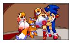  1girl anthro areola big_breasts big_penis boots breasts canine clothing cream_the_rabbit cuckold dreamcastzx1 footwear fox furry hedgehog huge_areola huge_breasts huge_penis lagomorph male mammal miles_&quot;tails&quot;_prower penis rabbit sega segainfinity sonic_the_hedgehog vanilla_the_rabbit 