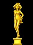  aladdin_(series) andersonicth areolae big_breasts breasts disney female gold gold_statue nipples nude princess_jasmine pussy solo statue 