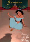  1girl aladdin_(series) beastiality comic cover_page disney dr_iggy female friends_with_benefits_(dr_iggy) princess_jasmine rajah 