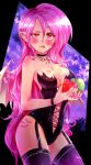  breasts cutie_mark female flutterbat flutterbat_(mlp) friendship_is_magic humanized lingerie long_hair my_little_pony partially_clothed stockings underwear 
