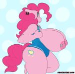  1girl 1girl 2016 anthro anthrofied areola big_breasts breasts cutie_mark earth_pony equine erect_nipples fan_character flashing friendship_is_magic furry high_res horse huge_breasts hugtastic_pinkie_pie mammal my_little_pony nipple_piercing nipples piercing pinkie_pie_(mlp) pony somescrub 