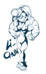  capcom chun-li getter muscles muscular muscular_female smile street_fighter veins wink 