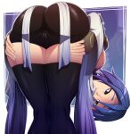  1girl 1girl 1girl aqua_(kingdom_hearts) ass big_ass bike_shorts cameltoe clothed_female disney eye_contact female_focus female_only half-closed_eyes high_res huge_ass kingdom_hearts looking_at_viewer looking_back presenting presenting_hindquarters ravenravenraven short_hair solo_female solo_focus square_enix stockings tagme thick_thighs video_game_character video_game_franchise wide_hips 