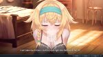 big_breasts blonde_hair blue_eyes dungeon fellatio fellatio_face game_cg hanabi_fuusen kneeling_female looking_at_viewer mango_party nipples pov see-through_clothes take_me_to_the_dungeon una_(take_me_to_the_dungeon) video_game_character