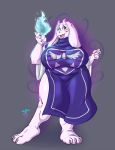  anthro big_breasts big_nipples boss_monster breasts caprine furry goat magic mammal nipples nude overweight slightly_chubby toriel undertale video_games 