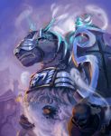  1guy armor cutesexyrobutts glowing_eyes horse nifelheim ragnarok_online shield wanderer 