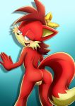  1girl archie_comics ass bbmbbf fiona_fox mobius_unleashed nude pussy sega sonic_(series) sonic_the_hedgehog_(series) 