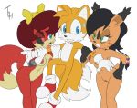  archie_comics fiona_fox miles_&quot;tails&quot;_prower nicole_the_lynx sega sega sonic_the_hedgehog_(series) the_other_half 
