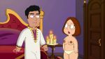  edit family_guy inverted_nipples meg_griffin nipples prince_faisal_(family_guy) pussy_juice tko-san topless wet_panties 